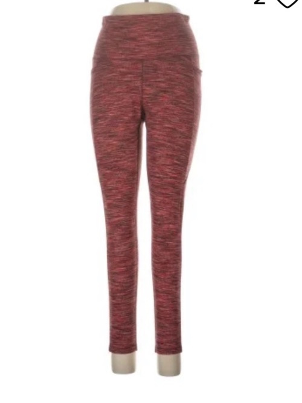 Calia Red Marled Leggings